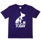 Birthday Kids 8 Today Age 8 Dinosaur Happy T-Shirt