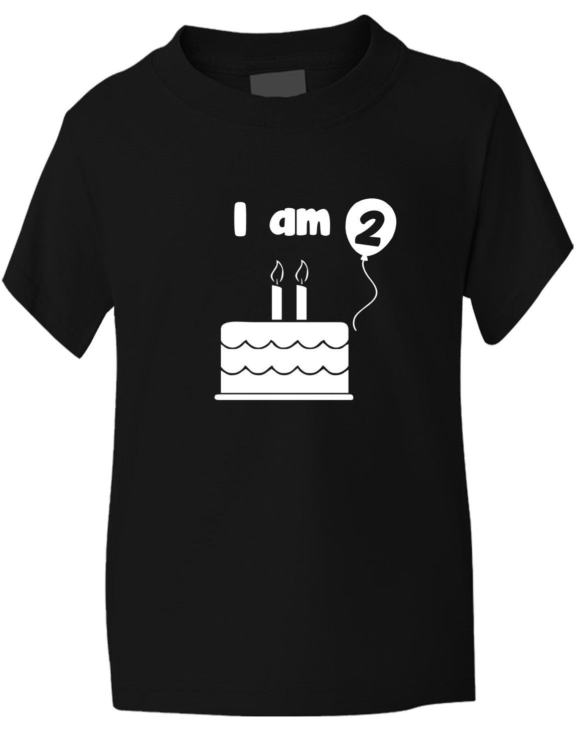 Birthday Kids Ages I Am 2 Two T-Shirt
