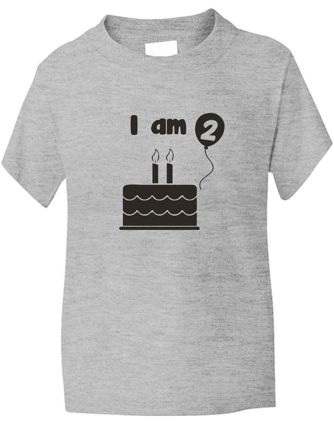Birthday Kids Ages I Am 2 Two T-Shirt