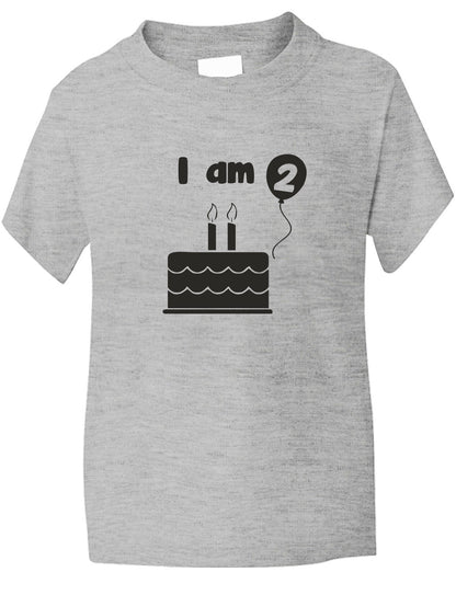 Birthday Kids Ages I Am 2 Two T-Shirt
