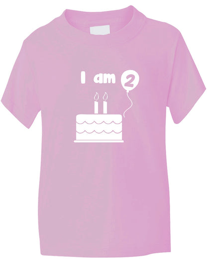 Birthday Kids Ages I Am 2 Two T-Shirt