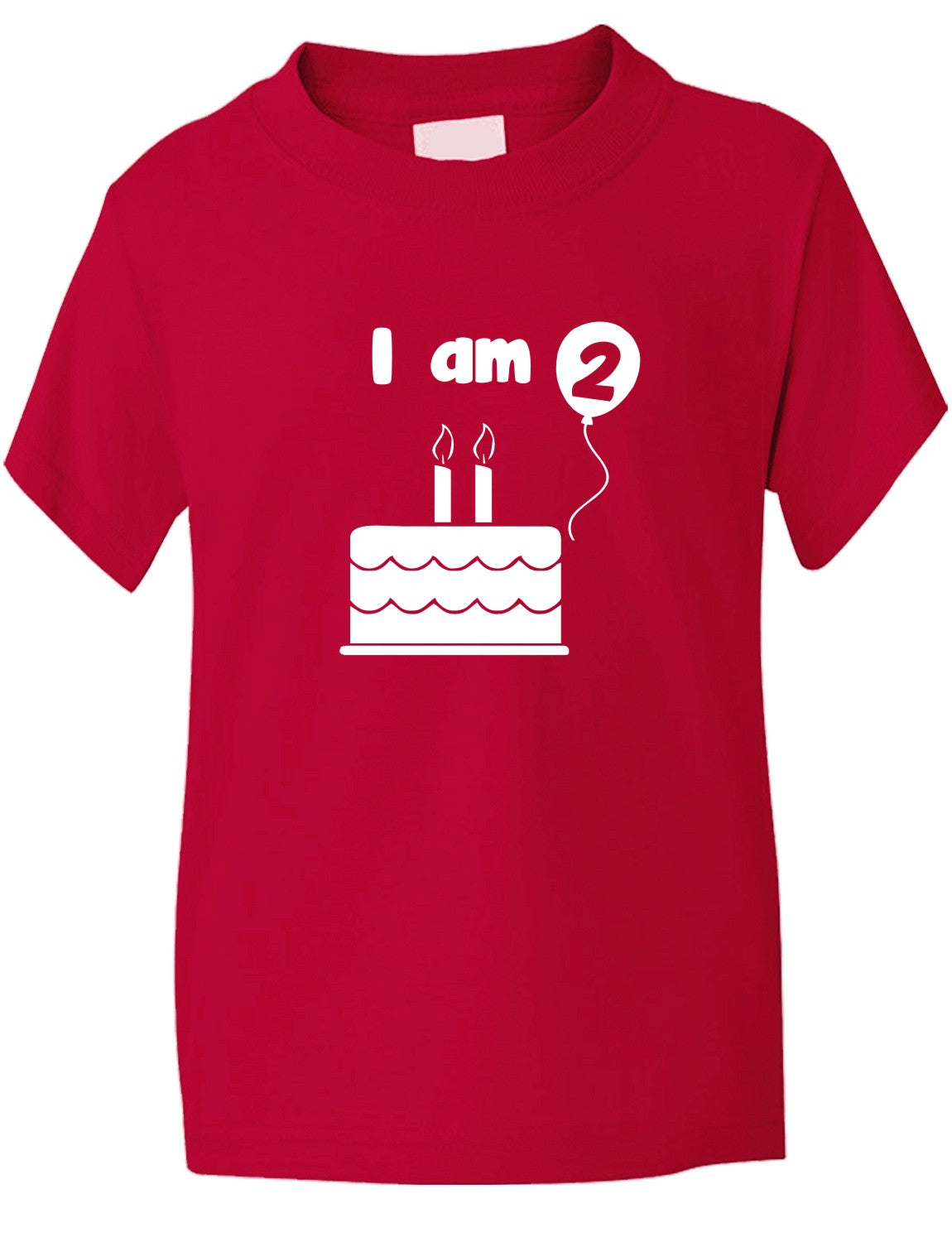 Birthday Kids Ages I Am 2 Two T-Shirt