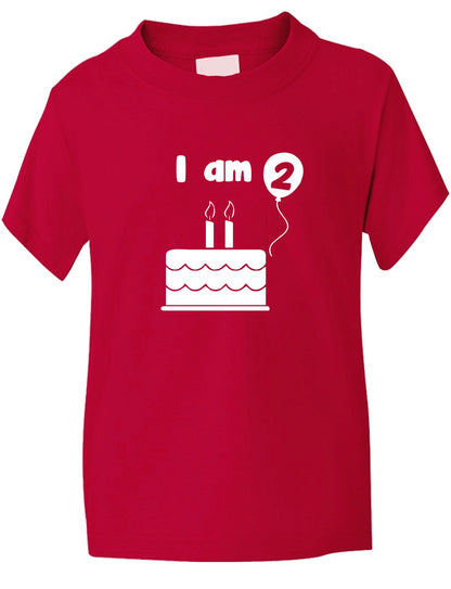 Birthday Kids Ages I Am 2 Two T-Shirt