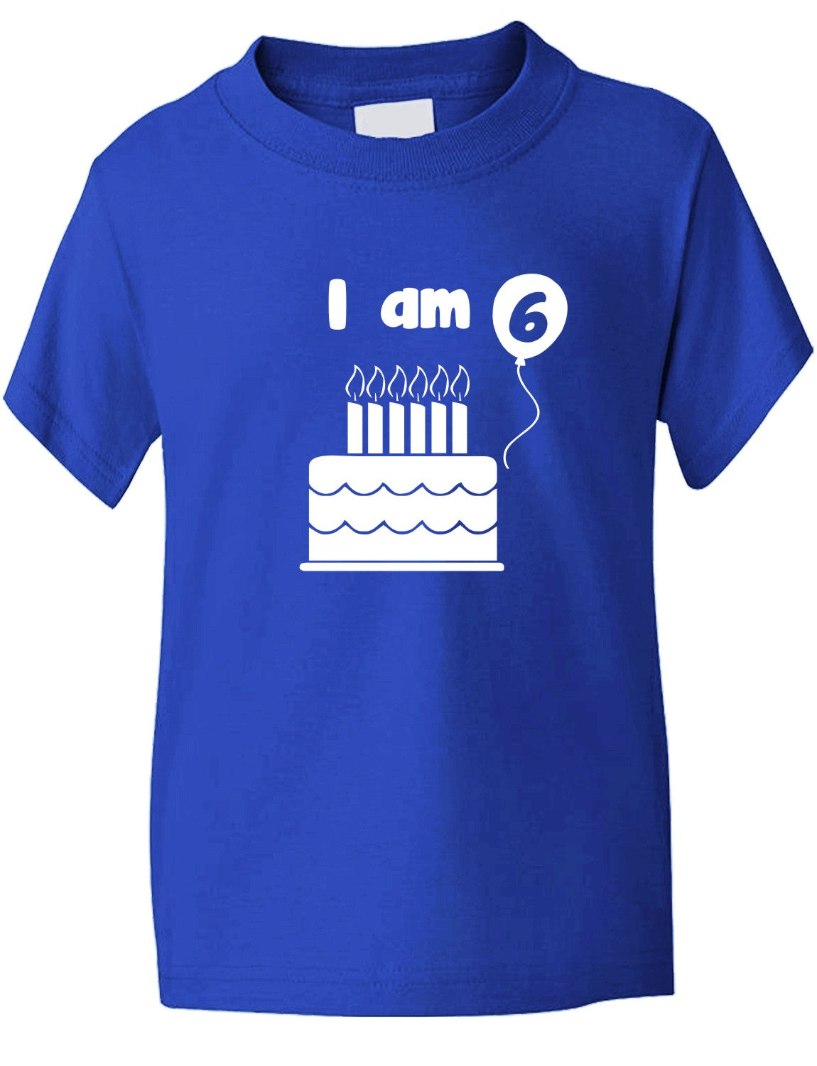 Birthday Kids Ages I Am 6 Six T-Shirt