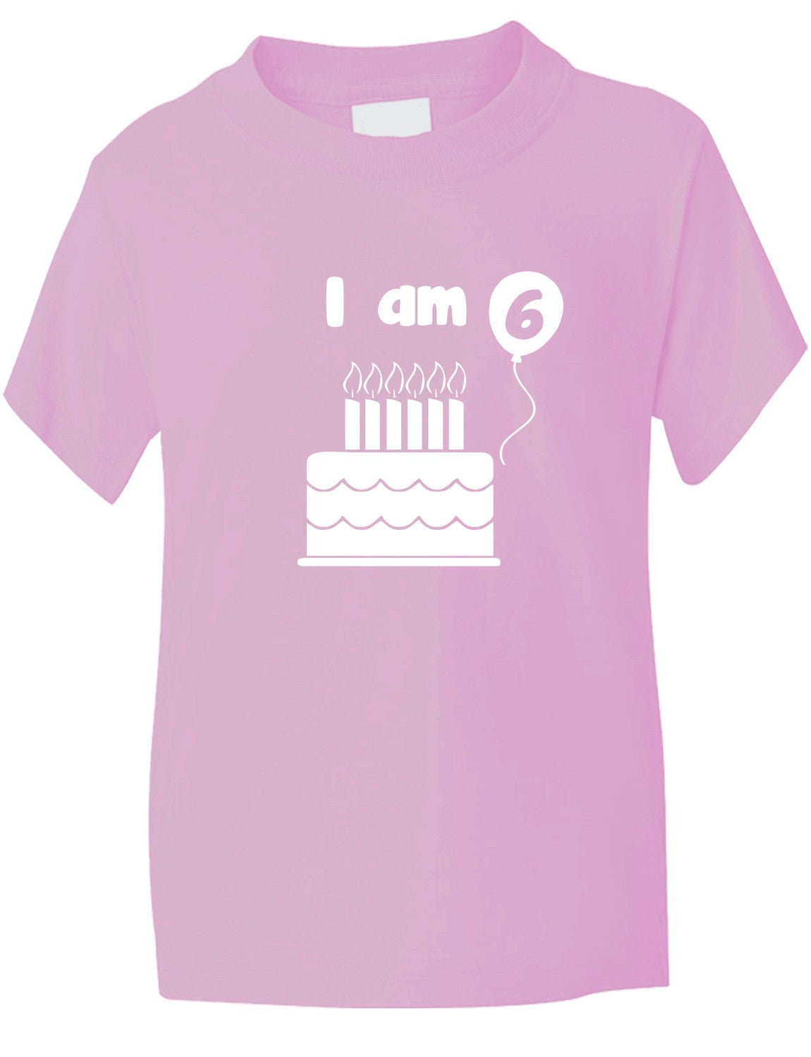 Birthday Kids Ages I Am 6 Six T-Shirt