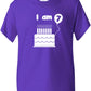 Birthday Kids Ages I Am 7 Seven T-Shirt