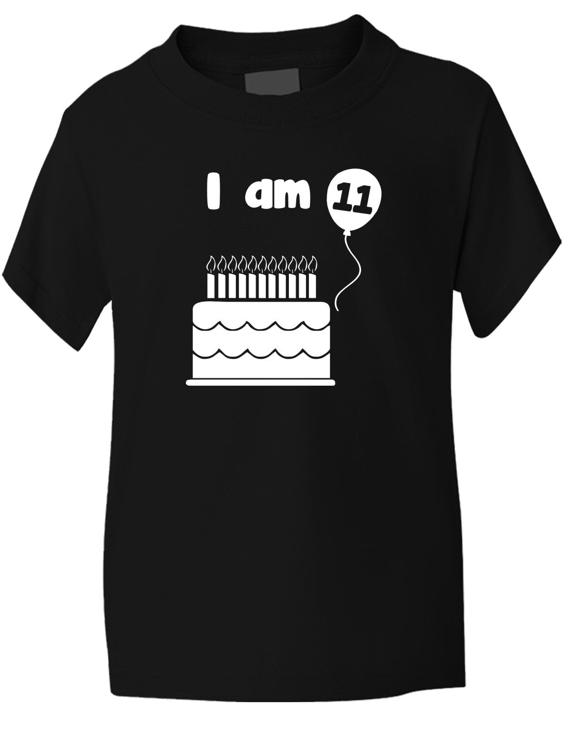 Birthday Kids Ages I Am 11 Eleven T-Shirt