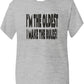 I'm The Oldest I Make The Rules Kids T-Shirt