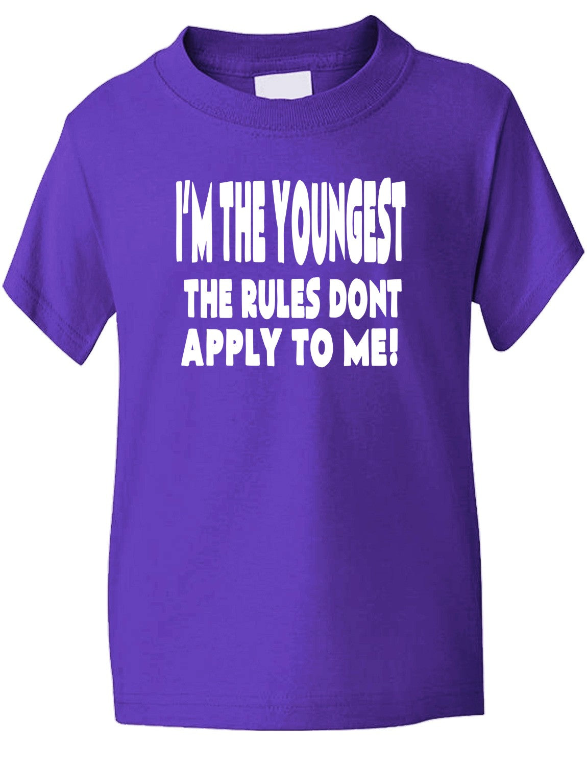 I'm The Youngest Rules Don't Apply To Me Kids T-Shirt