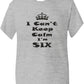 Keep Calm I'm Six Kids T-Shirt