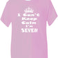 Keep Calm I'm Seven Kids T-Shirt