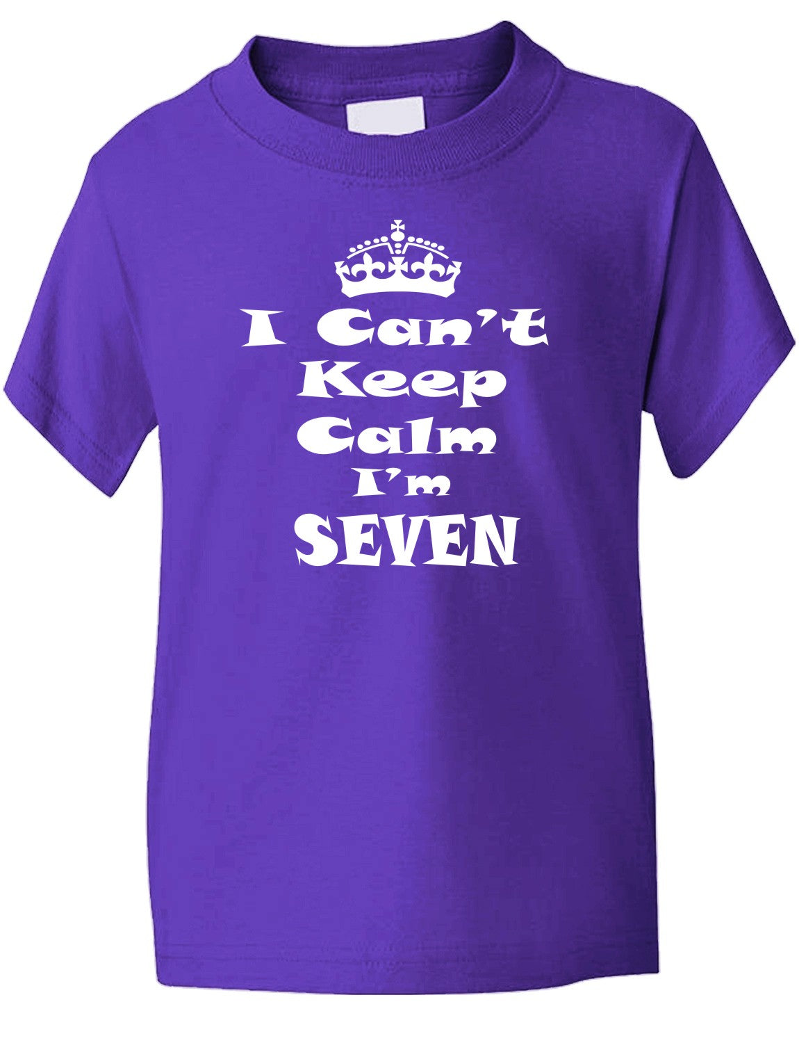 Keep Calm I'm Seven Kids T-Shirt