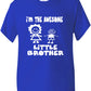 I'm The Awesome Little Brother Of Big Sister Kids T-Shirt