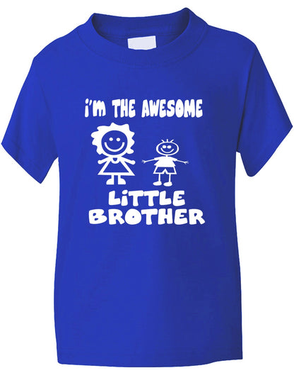 I'm The Awesome Little Brother Of Big Sister Kids T-Shirt