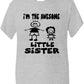 I'm The Awesome Little Sister Of Big Brother Kids T-Shirt