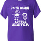 I'm The Awesome Little Sister Of Big Brother Kids T-Shirt