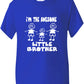 I'm The Awesome Little Brother Of 2 Brothers Kids T-Shirt