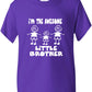 I'm The Awesome Little Brother Of 2 Brothers Kids T-Shirt
