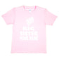 Kids Personalised Big Sister T-Shirt Your Name Birthday T-Shirt Tee Girls Gift