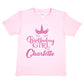 Personalised T-Shirt Girls Happy Birthday Charlotte Gift Any Name