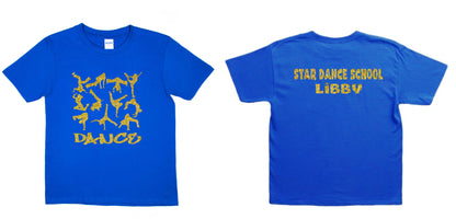 Kids Personalised T-Shirt Dance Any Names For Back Great For Dance Schools
