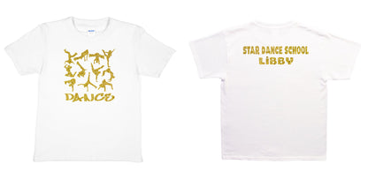 Kids Personalised T-Shirt Dance Any Names For Back Great For Dance Schools