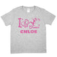 Girls Personalised Tee Street Dance I Love Dance Chloe Dance School Dance Class