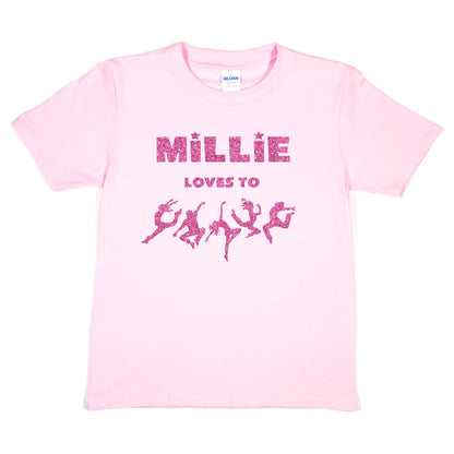 Girls Personalised Tee Street Dance Millie Loves Dance Ballet Street Dance Class