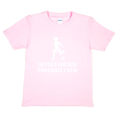 Kids Personalised T-Shirt Your Club Name Here Football Local Sports Team Name