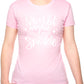 Never Let Anyone Dull Sparkle Mental Health Self Love Womens T-Shirt Funny Tee Ladies