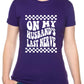 On My Husbands Last Nerve Womens T-Shirt Funny Tee Ladies