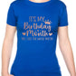 It's My Birthday Month Ladies T-Shirt Birthday Gift Womens Tee In Rose Gold