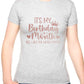 It's My Birthday Month Ladies T-Shirt Birthday Gift Womens Tee In Rose Gold