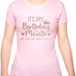 It's My Birthday Month Ladies T-Shirt Birthday Gift Womens Tee In Rose Gold