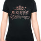 Birthday Entourage Ladies T-Shirt Birthday Gift Womens Tee In Rose Gold