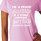 I'm A Proud Girlfriend Of Gorgeous Boyfriend Ladies T-shirt