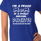 I'm A Proud Mom Of An Awesome Daughter Ladies T-shirt
