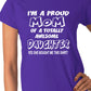 I'm A Proud Mom Of An Awesome Daughter Ladies T-shirt