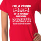 I'm A Proud Mom Of An Awesome Daughter Ladies T-shirt