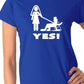 Bride Yes Ladies T-Shirt
