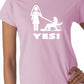Bride Yes Ladies T-Shirt