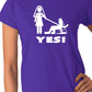 Bride Yes Ladies T-Shirt