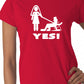 Bride Yes Ladies T-Shirt