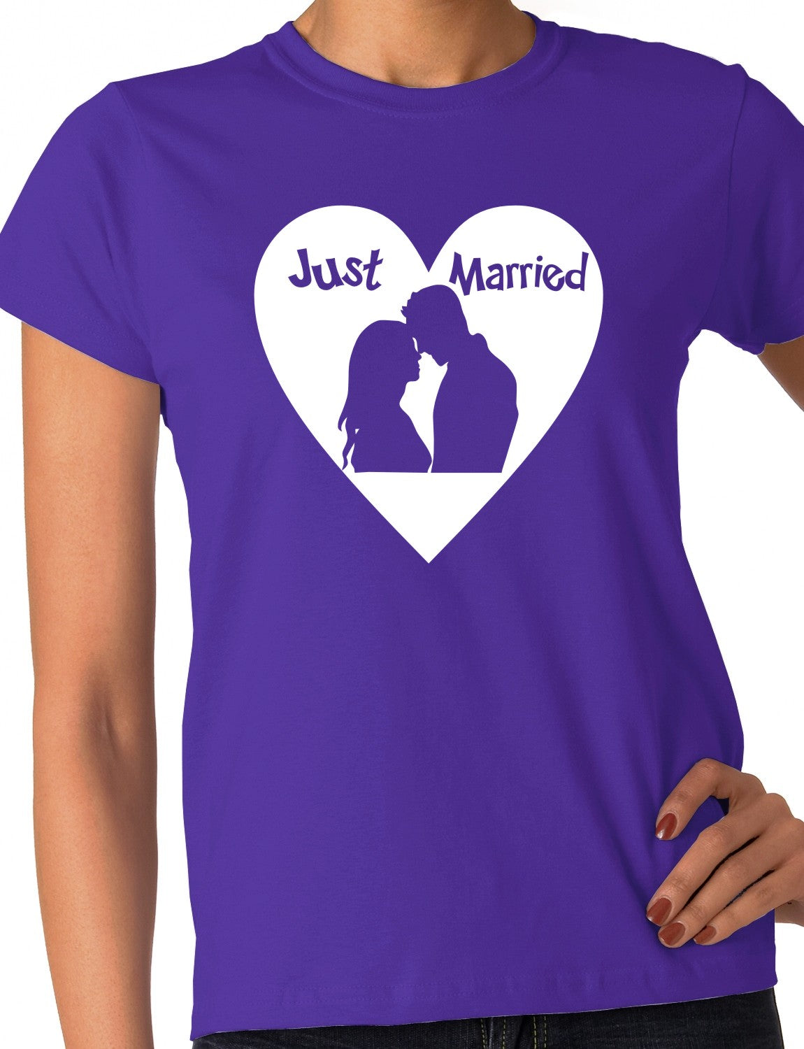 Just Married Ladies T-Shirt