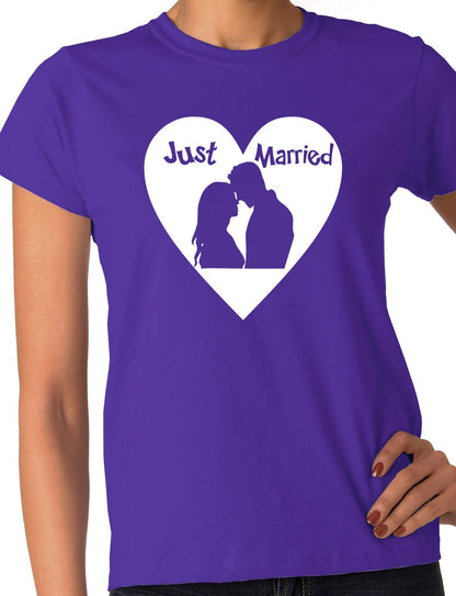 Just Married Ladies T-Shirt