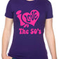 I Love the 50's Fifties Music Ladies T-Shirt