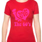 I Love the 60's Sixties Music Ladies T-Shirt