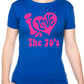 I Love the 70's Seventies Music Ladies T-Shirt