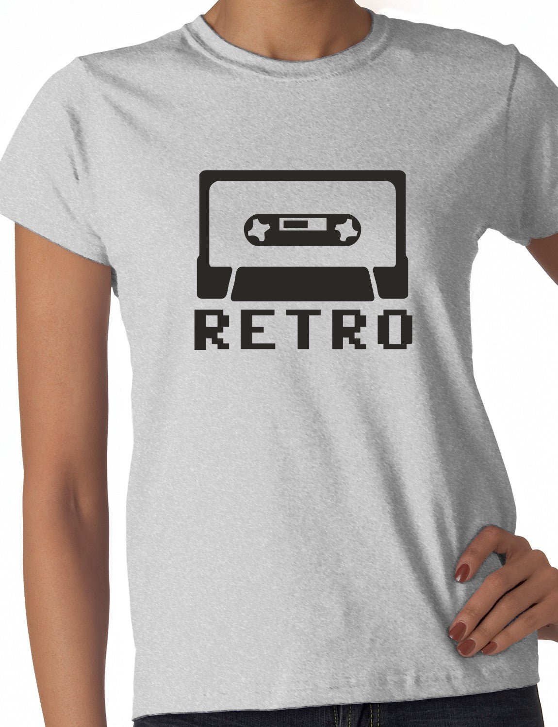 Retro Music Ladies T-shirt