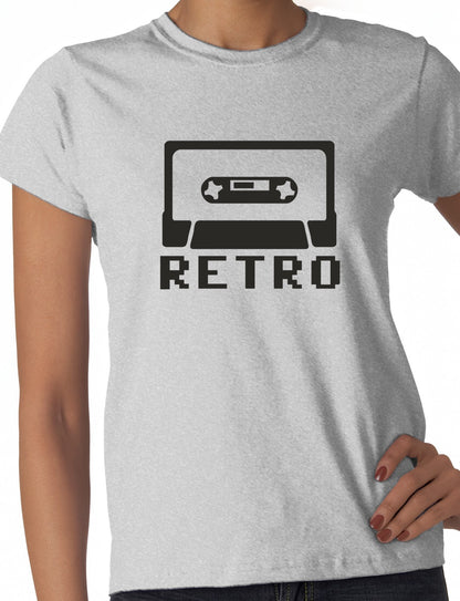 Retro Music Ladies T-shirt